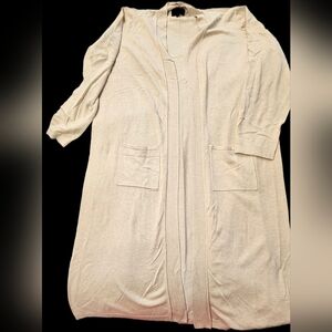 Women's Cream Long Sweater